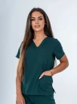 Bluza Medyczna Laura Butelkowa Zieleń